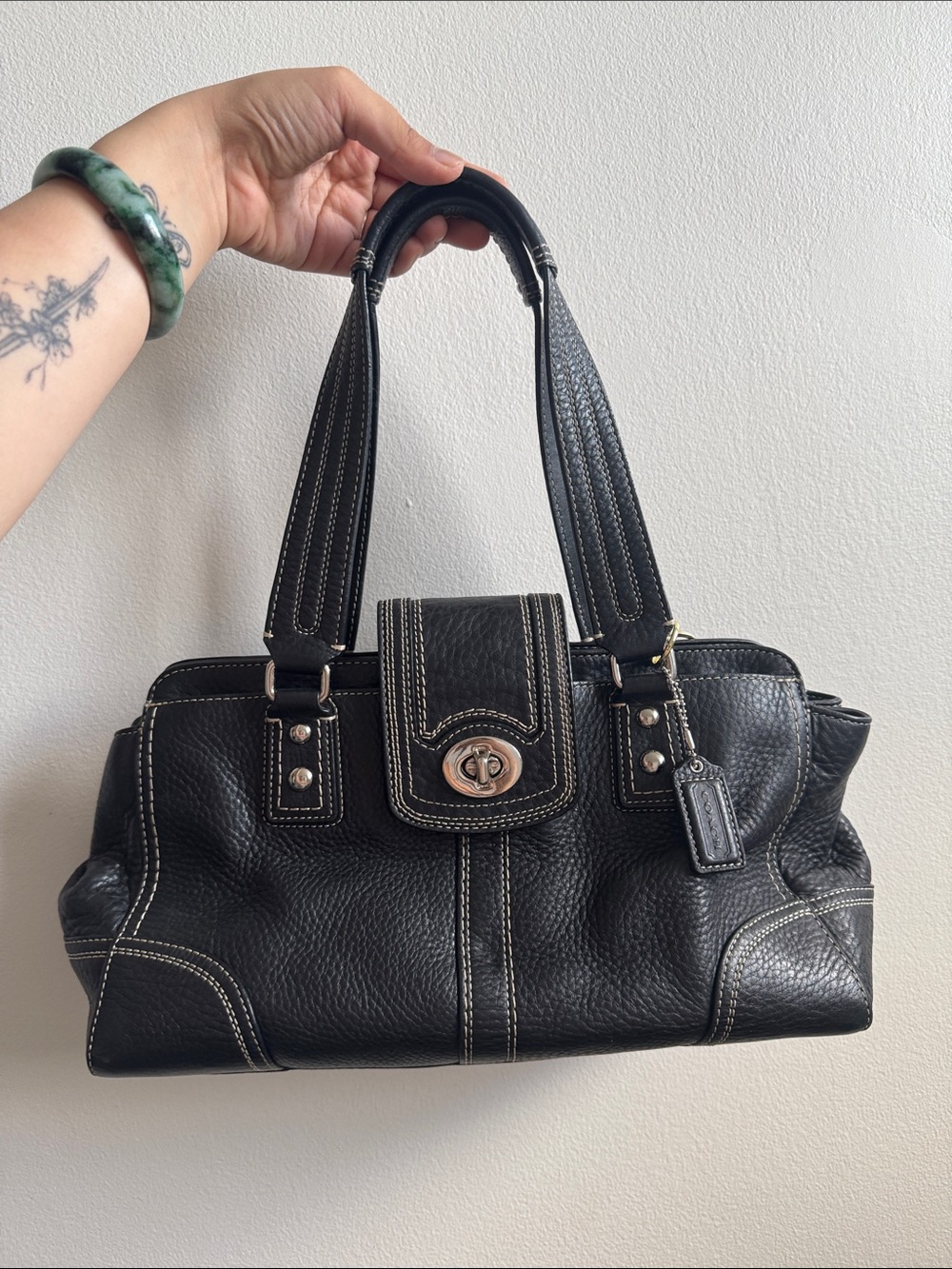 Vintage Coach F13961 Hampton Carryall Shoulder Bag